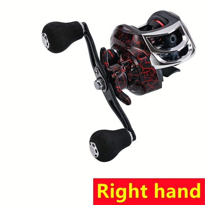 Artificial Fishing Lures – Dependable Freshwater & Saltwater Use – Metal Spool Fishing Reel Black Red High Speed Ratio – Reliable Angler Setup for US Anglers