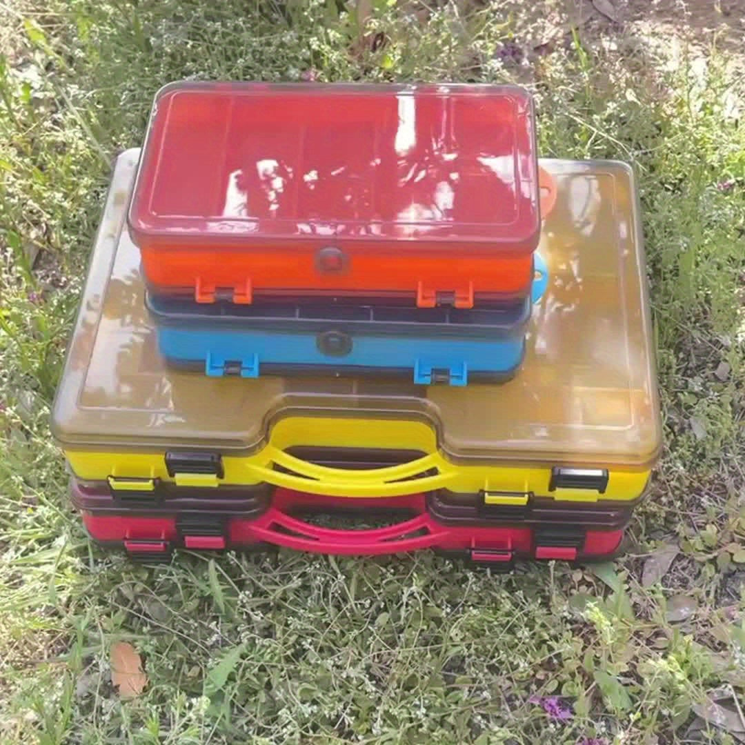 Fishing Tackle Storage – Portable – Multi Functional Portable Fishing Tackle Box Two Sided Storage – Versatile Water-Ready Design for US Anglers
