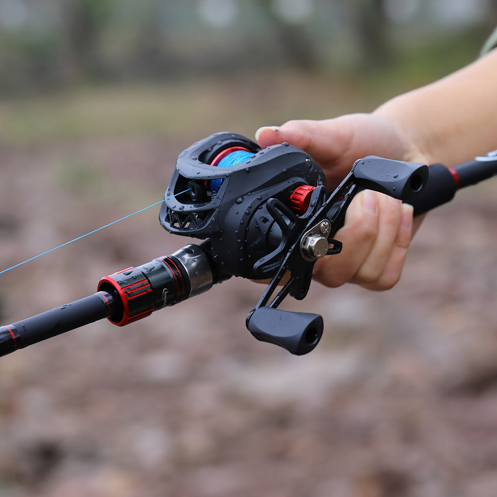Fishing Lures – Bass, Trout – Sougayilang Baitcasting Fishing Reel 7. 2 High Speed Gear Ratio – Practical Gear for Every Cast for US Anglers
