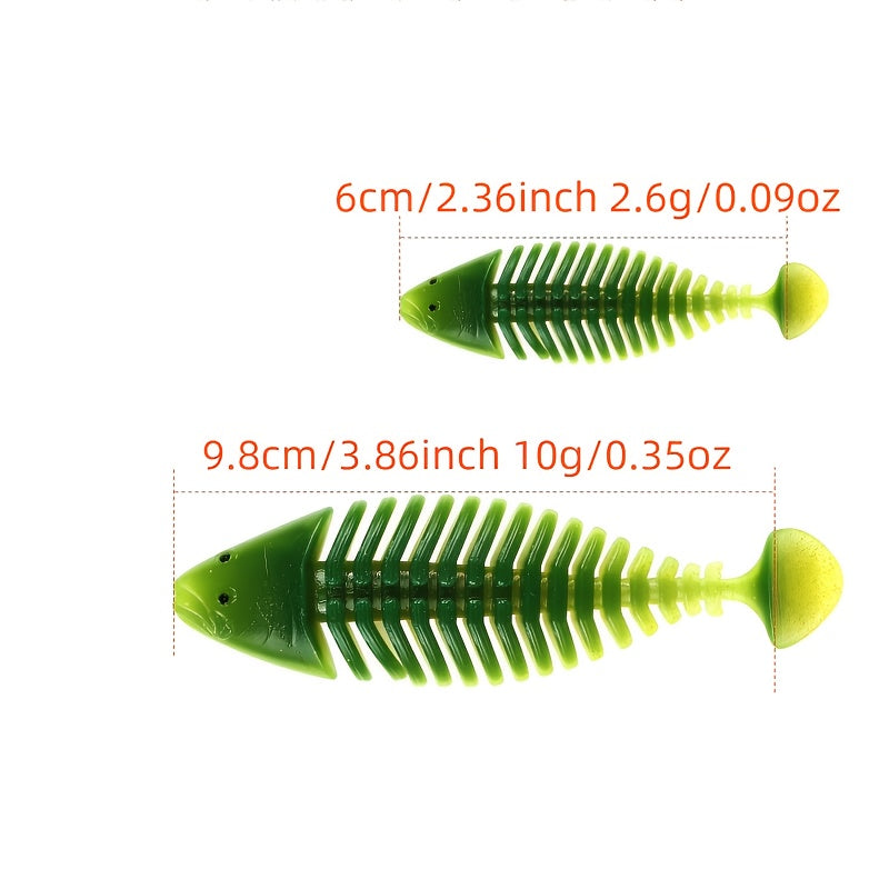 Freshwater Fishing Lures – Freshwater, Lifelike Action, Bass – 18pcs Segment Bone Jointed Fish Soft Lure Fishing German – Dependable Freshwater & Saltwater Use for US Anglers