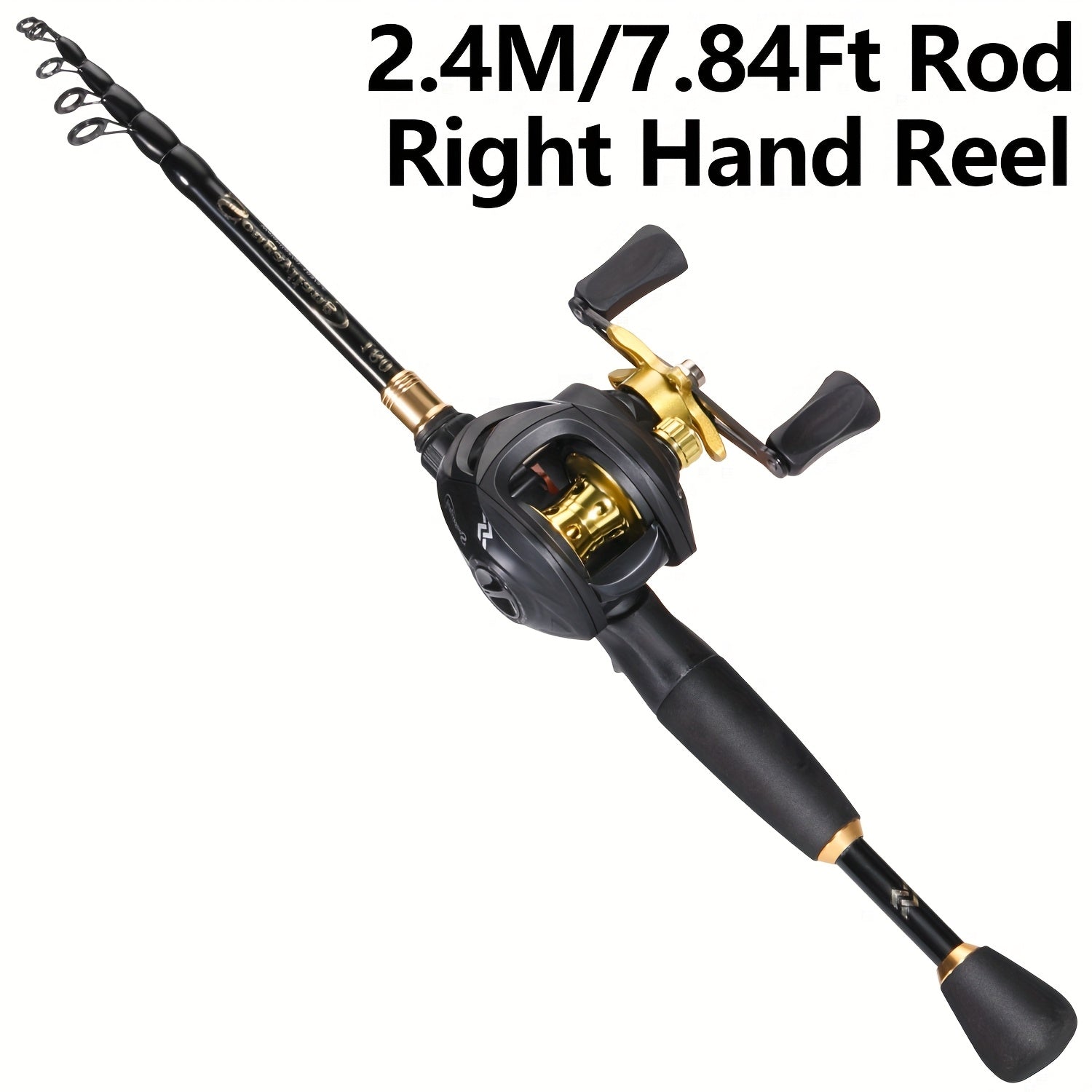 Casting Fishing Rod – Carbon Fiber, Portable, Bass, Trout – Sougayilang Fishing Rod Reel Compact Graphite Carbon Fiber Telescopic – Compact Tackle Solution for US Anglers