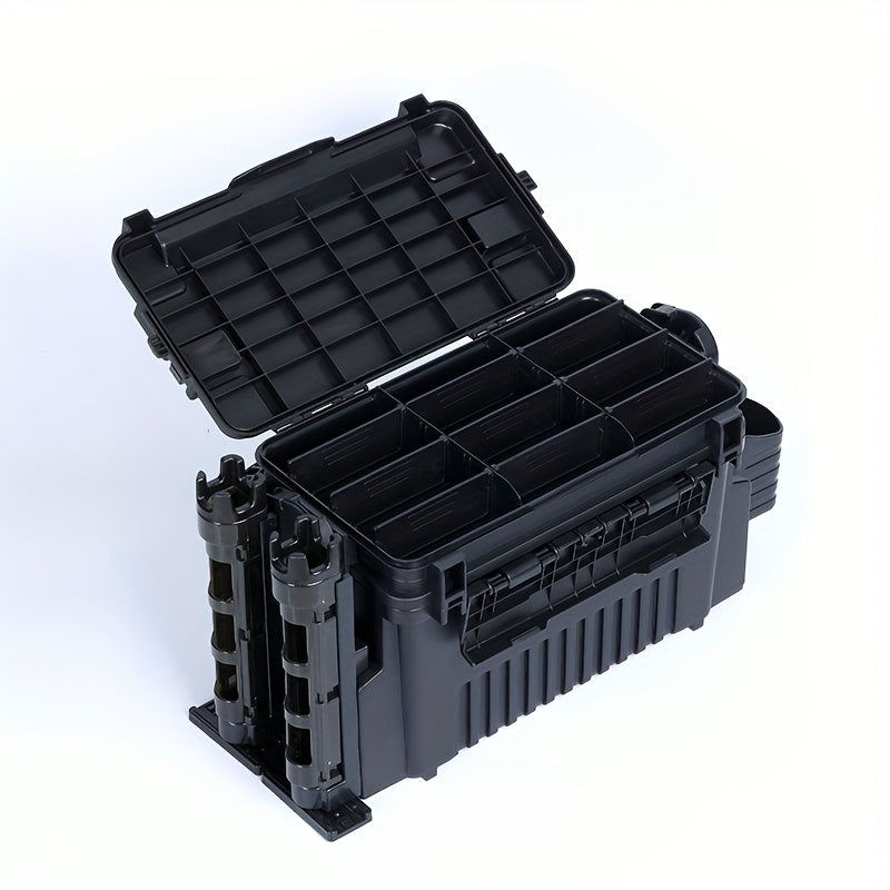 Casting Fishing Rod – Portable, Large Capacity – Portable Fishing Tackle Box Large Capacity Bait Container Storage – Reliable Angler Setup for US Anglers