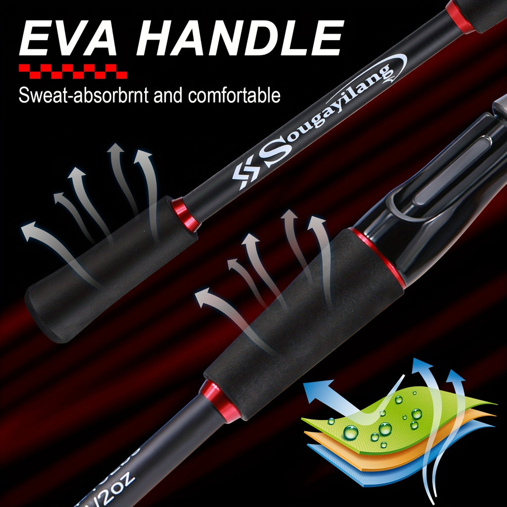 Fishing Rod – Carbon Fiber, Bass – Sougayilang Fishing Rod 70. 87 82. 68 Inch Carbon Fiber Spinning – Angler-Focused Outdoor Design for US Anglers