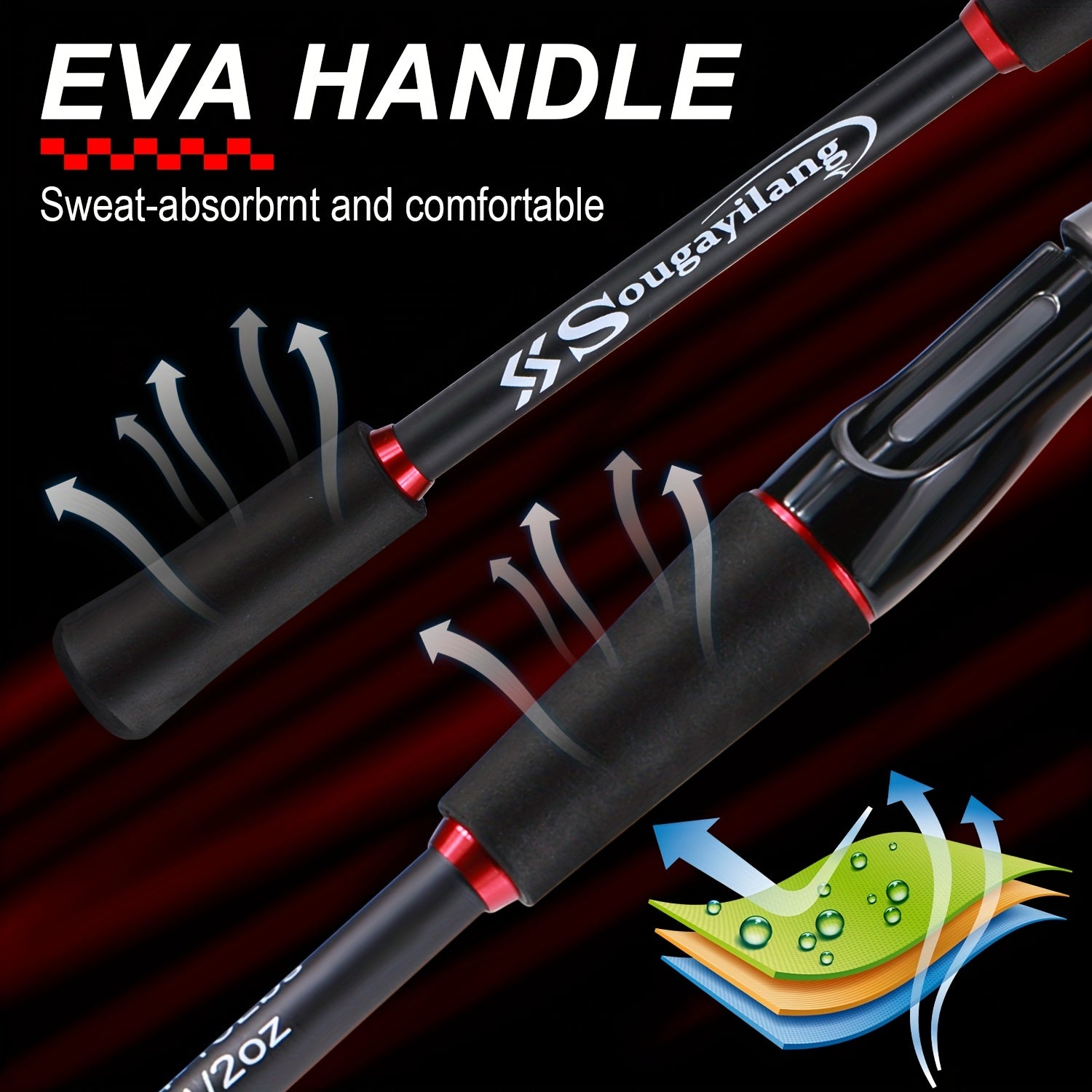 Fishing Rod – Carbon Fiber, Bass – Sougayilang Fishing Rod 70. 87 82. 68 Inch Carbon Fiber Spinning – Angler-Focused Outdoor Design for US Anglers