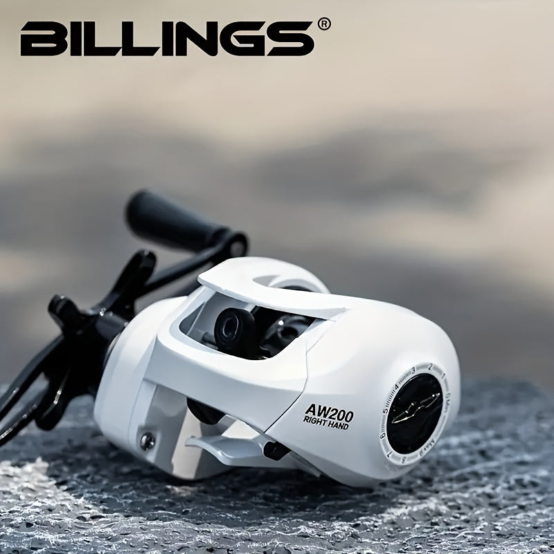 Angler Fishing Reel – Saltwater, Freshwater – Billings Aw200 Series 6. 3 Gear Ratio 18lb Max Drag – Built for Weekend Anglers for US Anglers