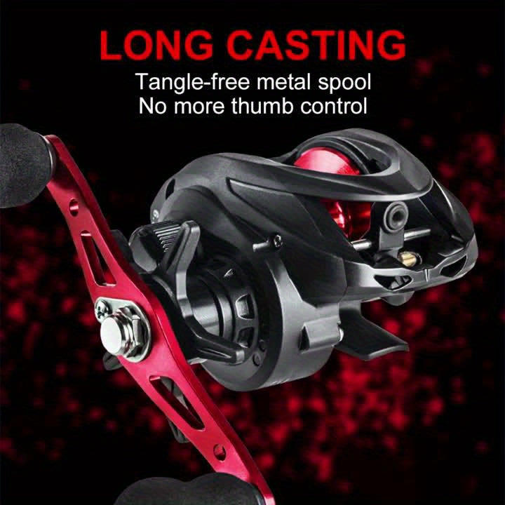 Angler Fishing Reel – Saltwater, Freshwater – Powerful Drag Bearing Explorer Life Double Handed Adaptive Casting – Built for Weekend Anglers for US Anglers