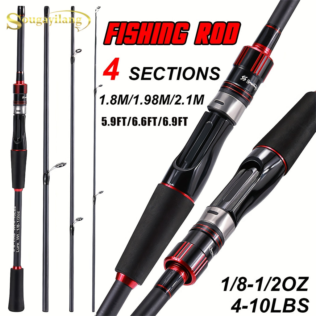 Fishing Rod – Carbon Fiber, Bass – Sougayilang Fishing Rod 70. 87 82. 68 Inch Carbon Fiber Spinning – Angler-Focused Outdoor Design for US Anglers