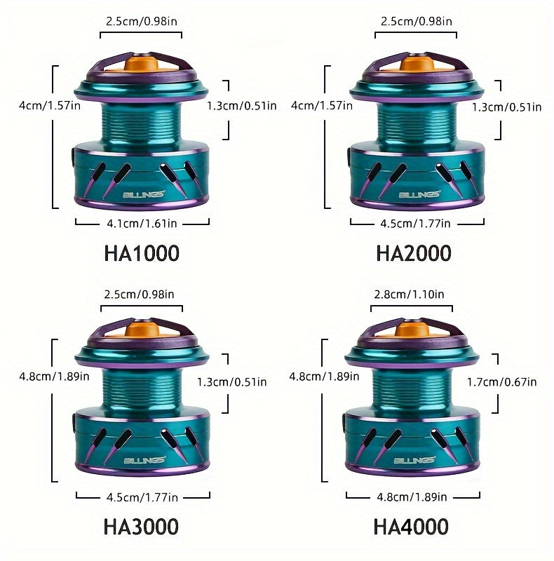 Freshwater Fishing Lures – Angler-Focused Outdoor Design – Billings Ha1000 3000 Series Fishing Reel Maximum Braking Force – Versatile Water-Ready Design for US Anglers