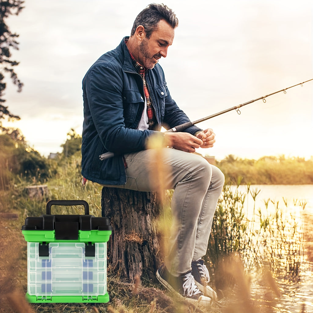 Fishing Gear Backpack – Saltwater, Freshwater, Portable – Free Fisher Fishing Tackle Box Kit Portable Layers Accessory – Compact Tackle Solution for US Anglers