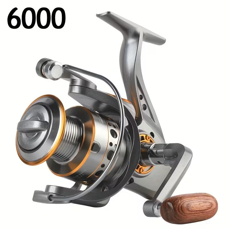 Fishing Reel – Saltwater, Freshwater – Aluminum Alloy Metal 5. 2 Gear Ratio 1000 7000 Series – Practical Gear for Every Cast for US Anglers