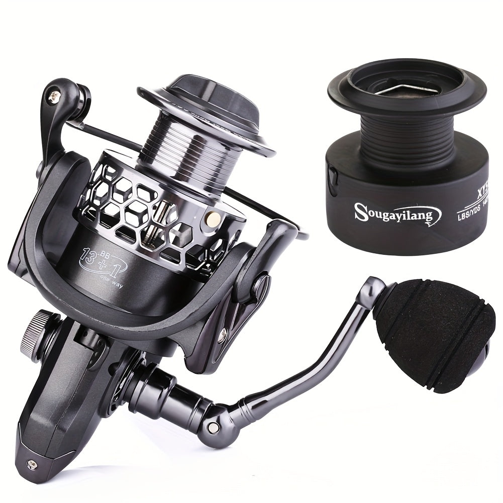 Angler Fishing Reel – Lightweight – Sougayilang Fishing Reel 1bb 5. 5 Lightweight Ultra Aluminum Spinning – Built for Weekend Anglers for US Anglers
