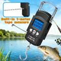 Outdoor Fishing Accessory – Portable – Heavy Duty Digital Handheld Scale 110 Pounds Kilograms Backlit – Dependable Freshwater & Saltwater Use for US Anglers