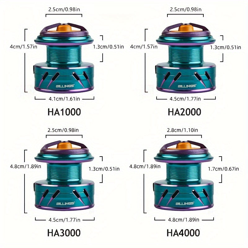 Freshwater Fishing Lures – Angler-Focused Outdoor Design – Billings Ha1000 3000 Series Fishing Reel Maximum Braking Force – Versatile Water-Ready Design for US Anglers
