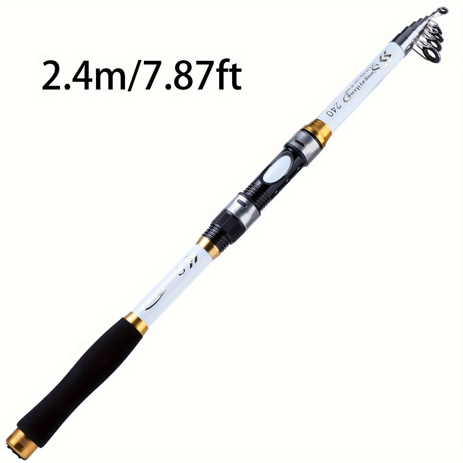 Carbon Fishing Rod – Carbon Fiber, Portable, Lightweight, Bass – Sougayilang 1. 8 2. 1 2. 4 2. 7 3. 0 3. 3 Spinning Fishing – Field-Ready Performance for US Anglers