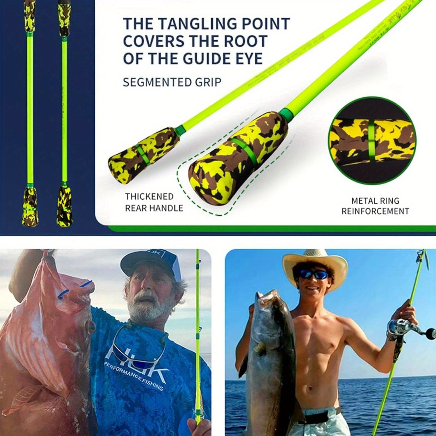 Fishing Rod – Lightweight, Beginner Friendly – 180cm 70. 86 Inch Beginner Fishing Rod Modern Camouflage Design – Practical Gear for Every Cast for US Anglers