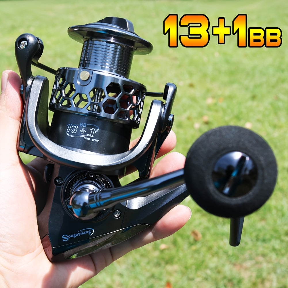 Angler Fishing Reel – Lightweight – Sougayilang Fishing Reel 1bb 5. 5 Lightweight Ultra Aluminum Spinning – Built for Weekend Anglers for US Anglers