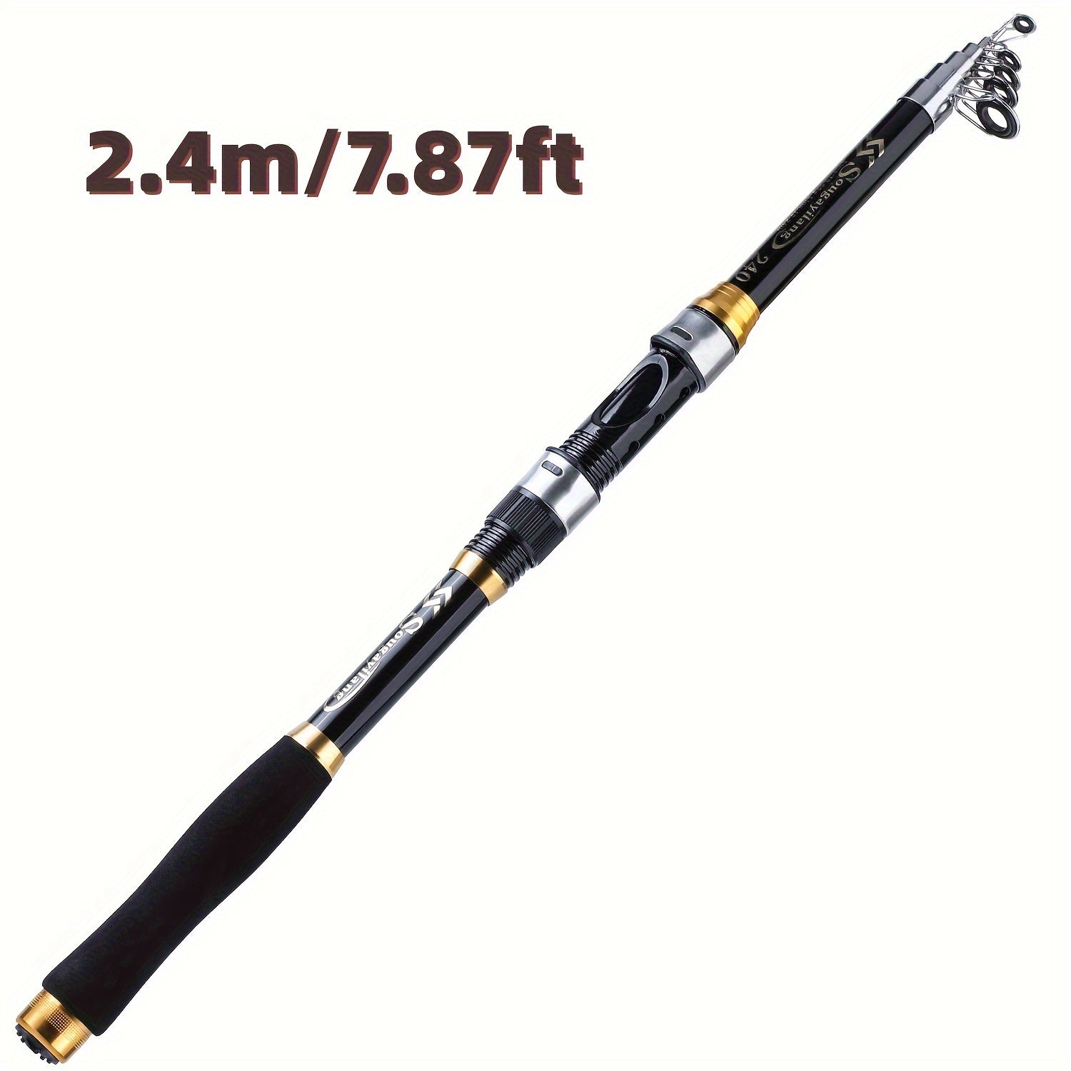 Angler Fishing Rod – Portable, Bass – Sougayilang Telescopic Fishing Rods 70. 87 129. 92 Inch Glass Fiber – Dependable Freshwater & Saltwater Use for US Anglers