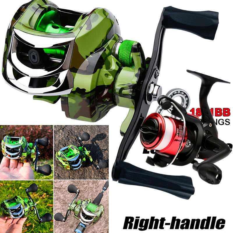 Angler Fishing Reel – Saltwater, Freshwater – Powerful Drag Bearing Explorer Life Double Handed Adaptive Casting – Built for Weekend Anglers for US Anglers