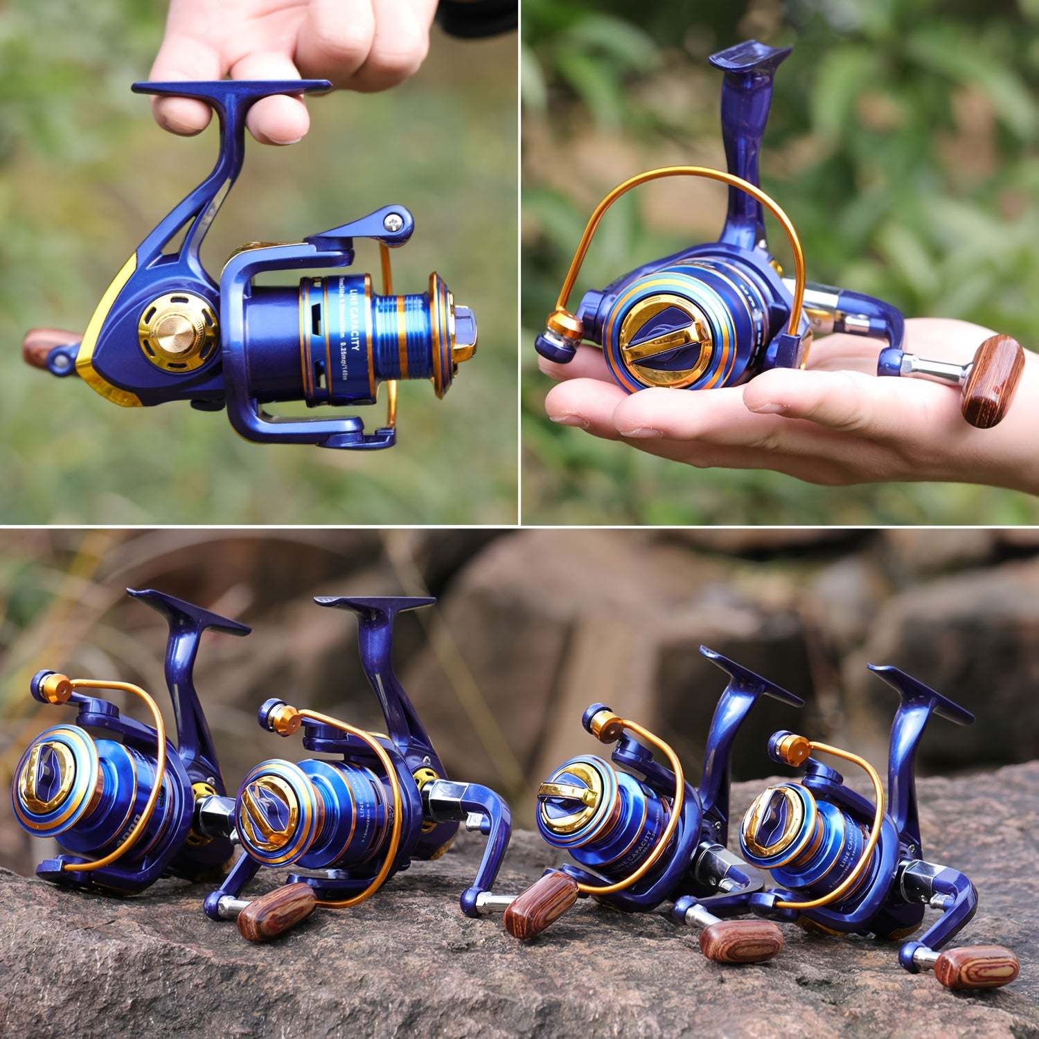 Saltwater Fishing Reel – Saltwater, Freshwater – Sougayilang 1pc 1000 7000 Series Spinning Fishing Reel High – Versatile Water-Ready Design for US Anglers