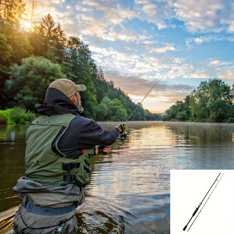 Angler Fishing Rod – Saltwater, Freshwater, Portable, Lightweight – Extra Long 180cm 70. 86 Lightweight Fishing Rod Medium Fast – Versatile Water-Ready Design for US Anglers