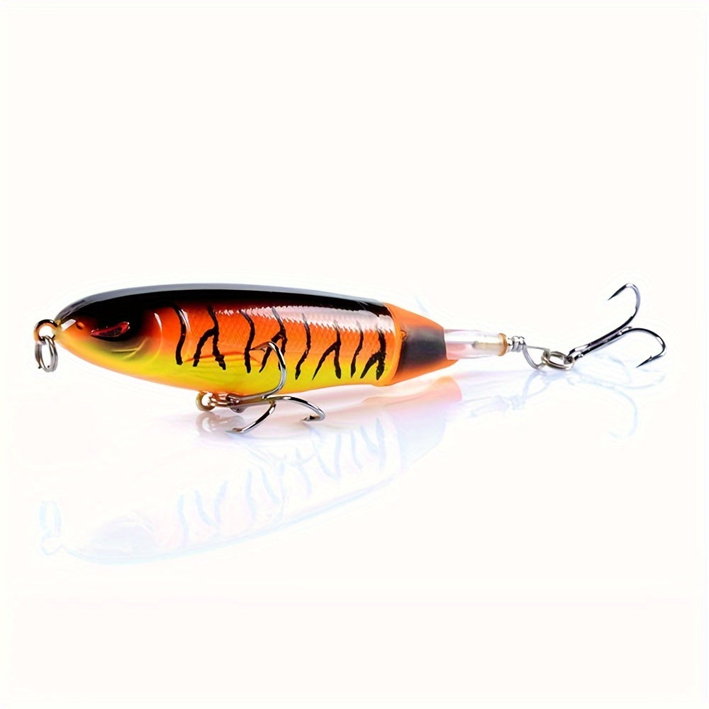 Artificial Fishing Lures – Saltwater, Freshwater, Bass – Pack Surface Fishing Lures Artificial Popper Hard Bait Crankbait – Compact Tackle Solution for US Anglers