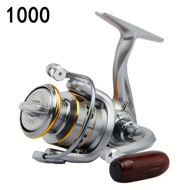 Fishing Reel – Saltwater, Freshwater – Aluminum Alloy Metal 5. 2 Gear Ratio 1000 7000 Series – Practical Gear for Every Cast for US Anglers