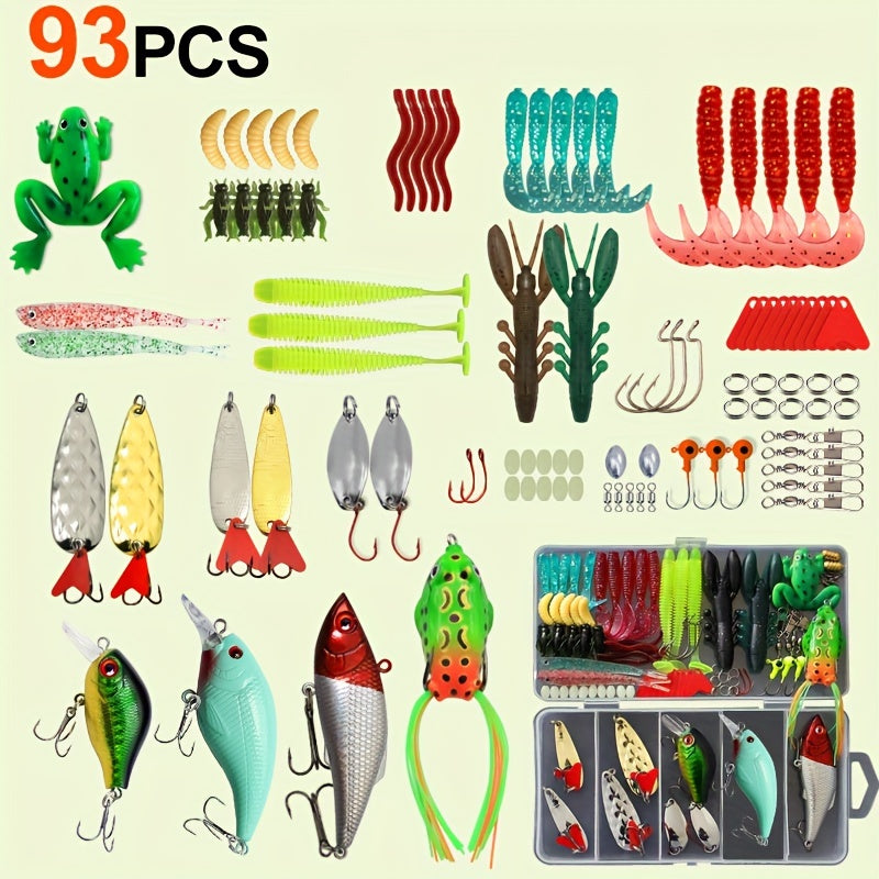 Fishing Rod Storage Bag – Trout – 82pcs 93pcs 165pcs Plastic Tackle Box Trout Spoon Lure – Built for Weekend Anglers for US Anglers