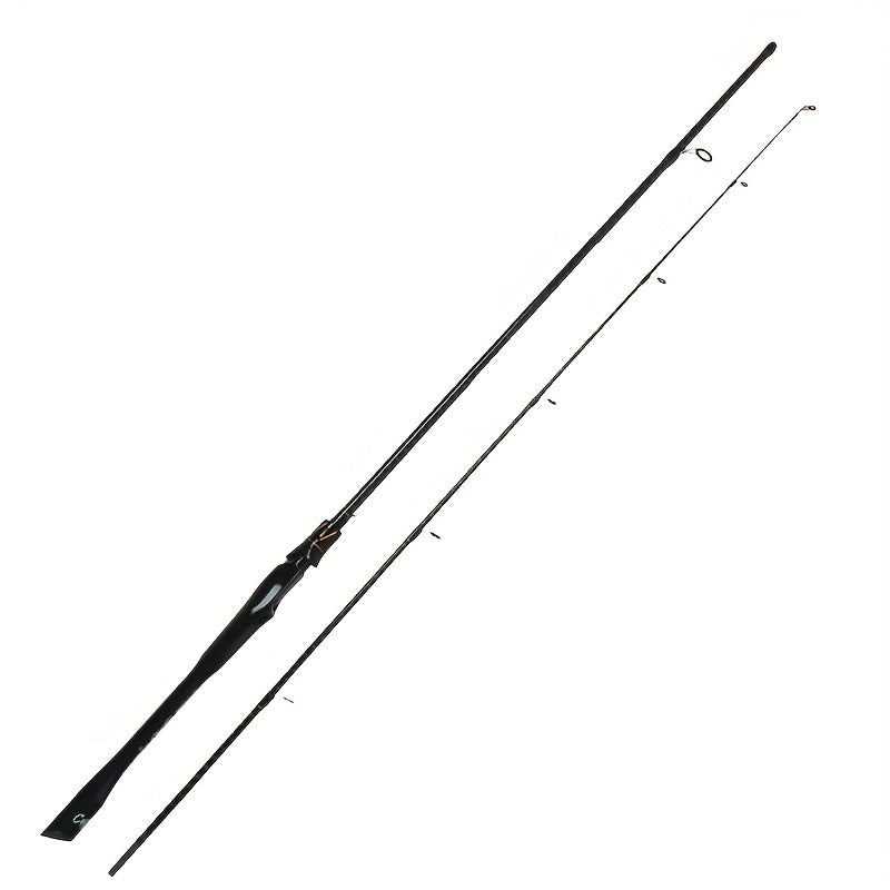 Fishing Rod – Carbon Fiber, Bass, Trout – Black Carbon Fiber Fishing Rod Tone Long Casting Comfortable – Angler-Focused Outdoor Design for US Anglers
