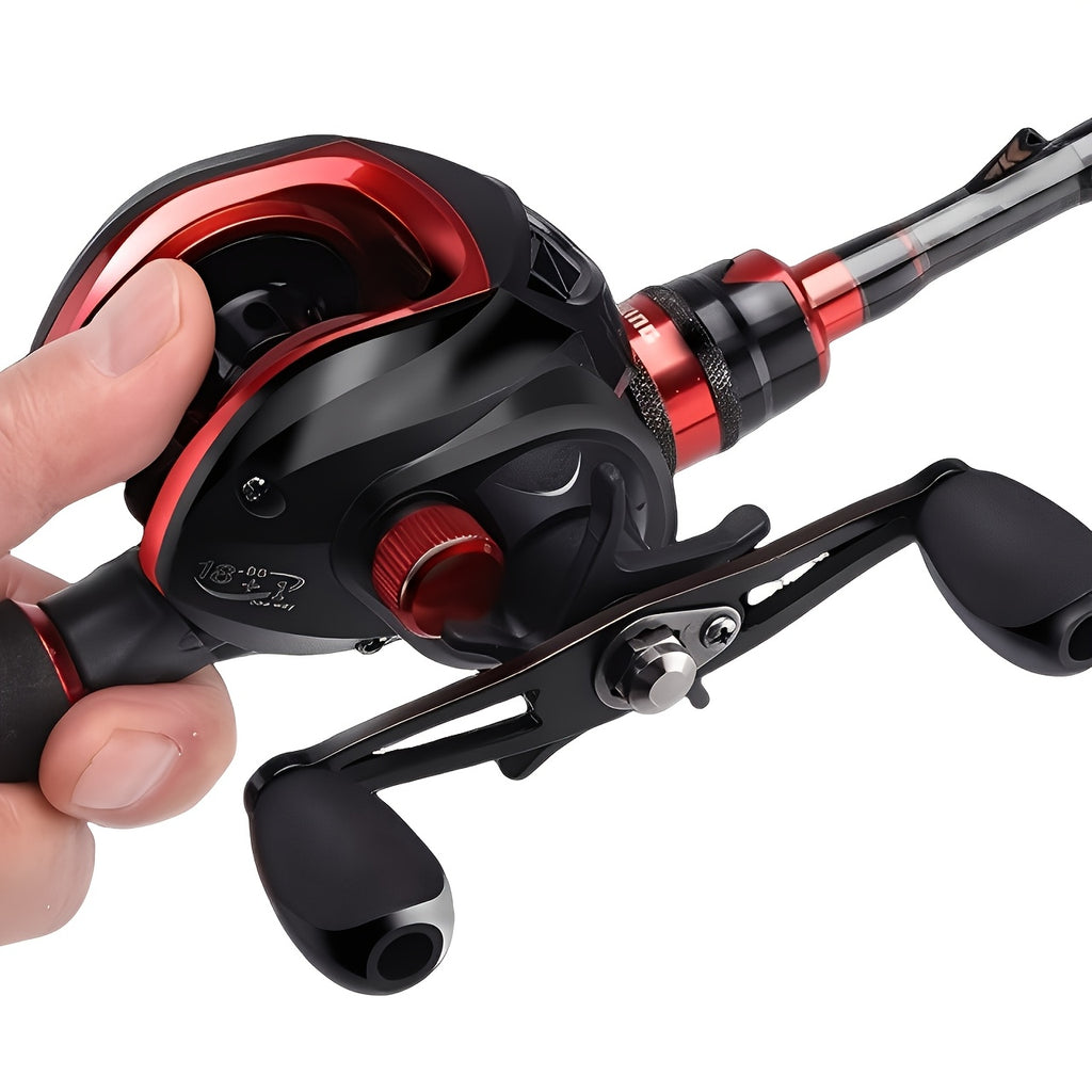 Freshwater Fishing Reel – Saltwater, Freshwater – High Efficiency Metal Fishing Reel Featuring Strong Drag Bearings – Reliable Angler Setup for US Anglers