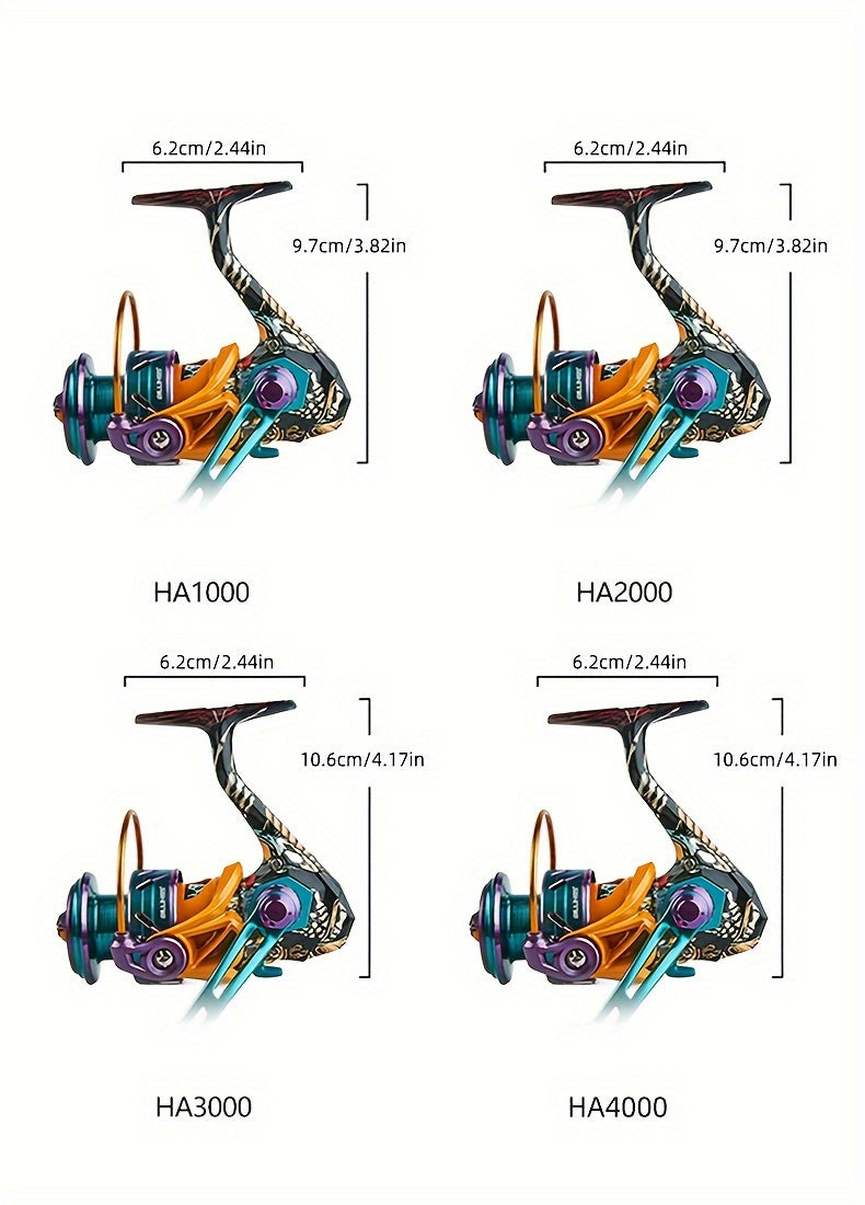 Freshwater Fishing Lures – Angler-Focused Outdoor Design – Billings Ha1000 3000 Series Fishing Reel Maximum Braking Force – Versatile Water-Ready Design for US Anglers