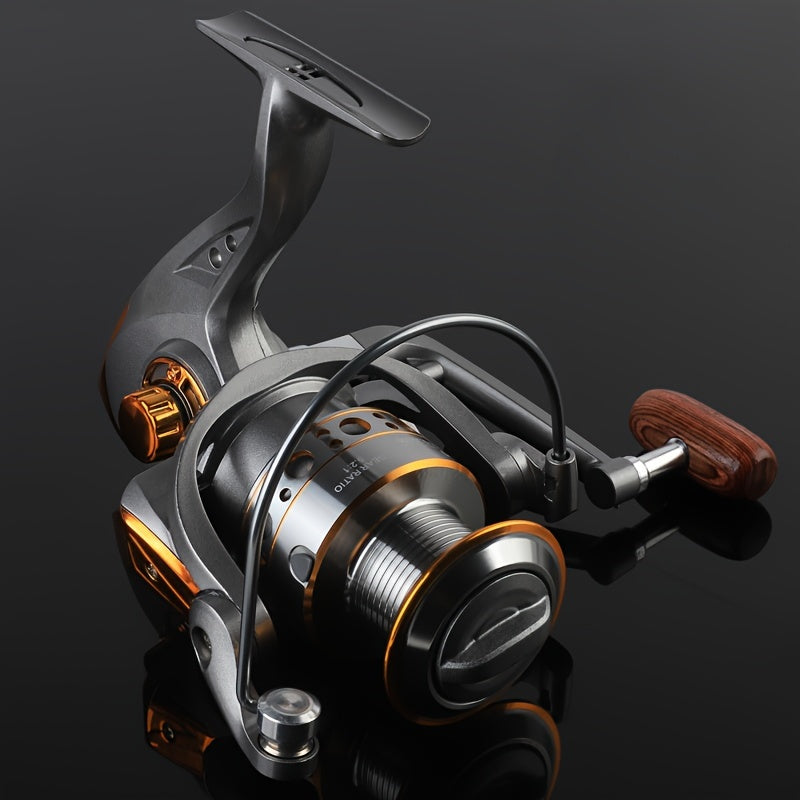 Fishing Reel – Saltwater, Freshwater – Aluminum Alloy Metal 5. 2 Gear Ratio 1000 7000 Series – Practical Gear for Every Cast for US Anglers