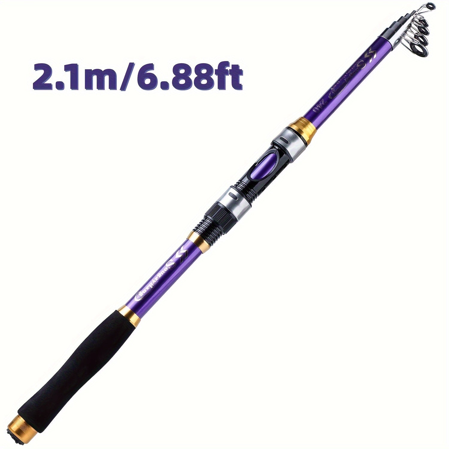 Angler Fishing Rod – Portable, Bass – Sougayilang Telescopic Fishing Rods 70. 87 129. 92 Inch Glass Fiber – Dependable Freshwater & Saltwater Use for US Anglers