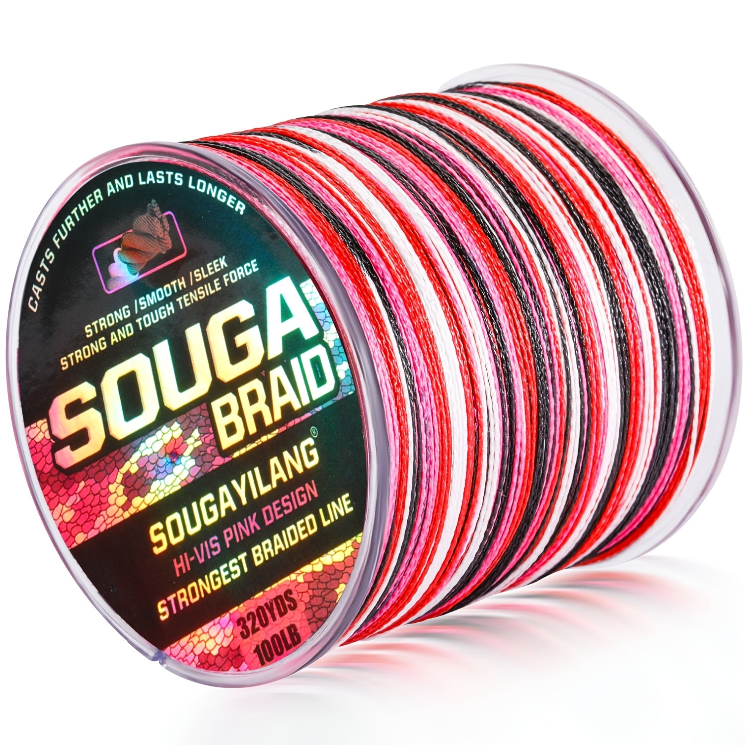 Angler Terminal Tackle – Bass – Sougayilang Ultra Durable Strand Braided Fishing Line 320yds 300m – Compact Tackle Solution for US Anglers