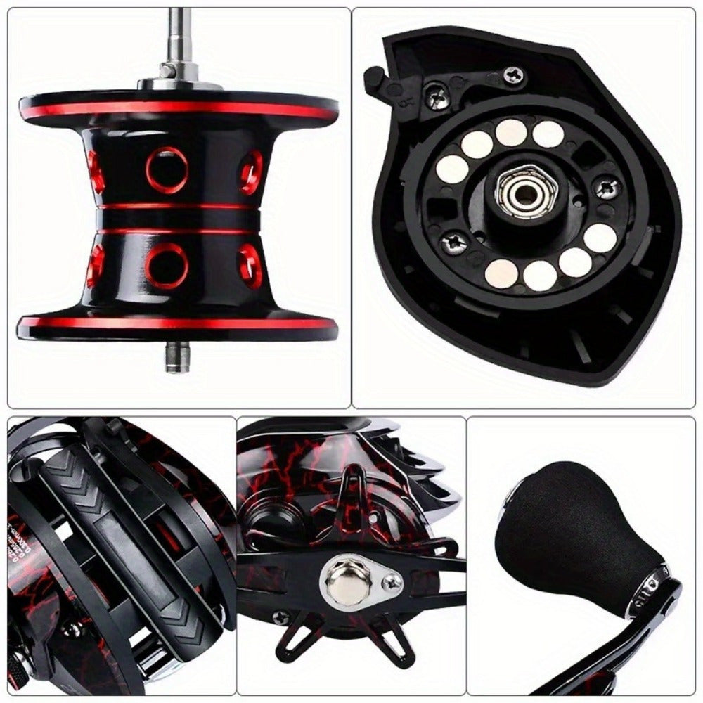 Freshwater Fishing Reel – Bass – Metal Fishing Reel High Speed Gear Carp Bass Rotating – Reliable Angler Setup for US Anglers