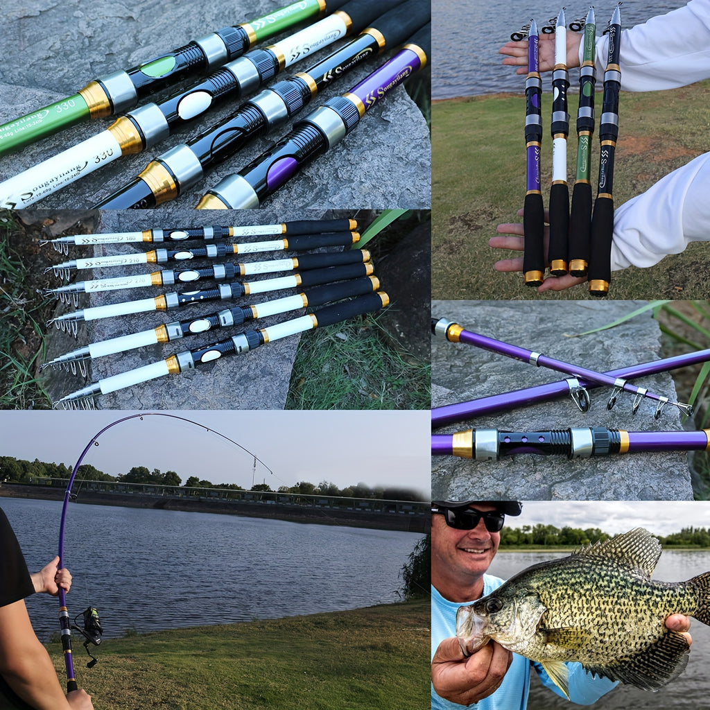 Angler Fishing Rod – Portable, Bass – Sougayilang Telescopic Fishing Rods 70. 87 129. 92 Inch Glass Fiber – Dependable Freshwater & Saltwater Use for US Anglers