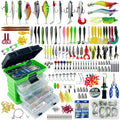 Fishing Gear Backpack – Saltwater, Freshwater – 346pcs Fishing Lures Kit Tackle Box Included Minnow Crankbaits – Compact Tackle Solution for US Anglers